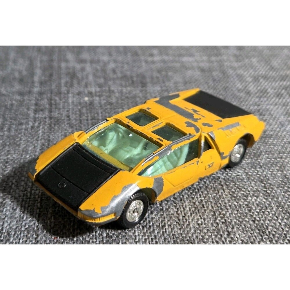 Vintage 1974 Tomica Pocket Car No.31 S=1/62 Diecast Yellow Toyota EX7 Japan